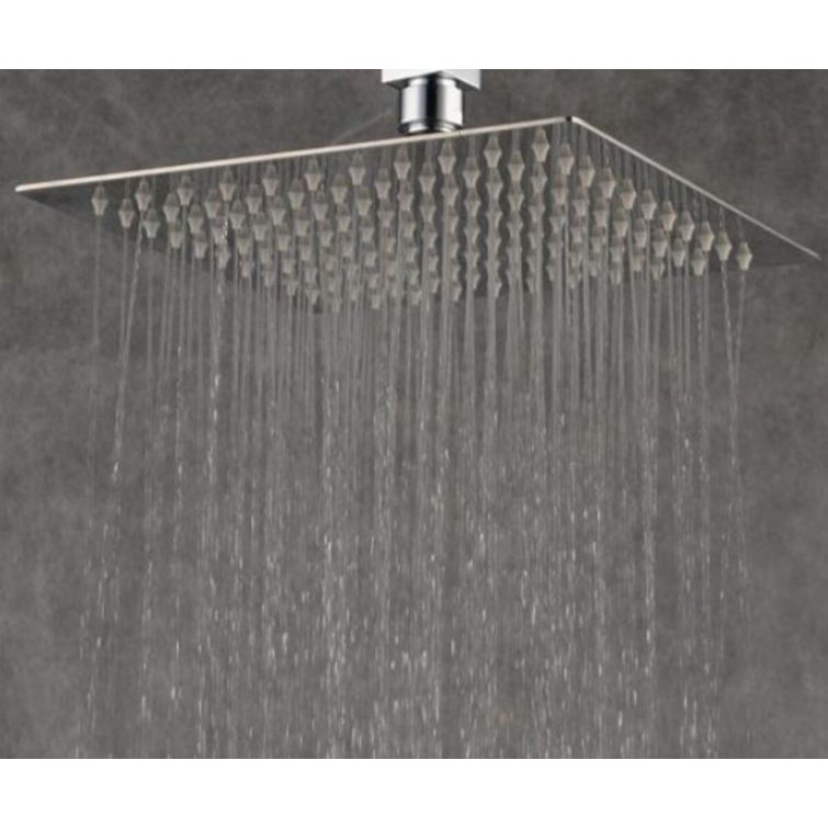 DROP Bath and Kitchen Full/Standard Fixed Shower Head 2.0 GPM GPM